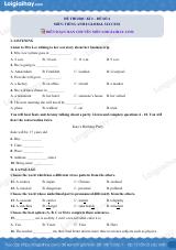 Đề thi học kì 2 Tiếng Anh 8 Global Success - Đề số 4